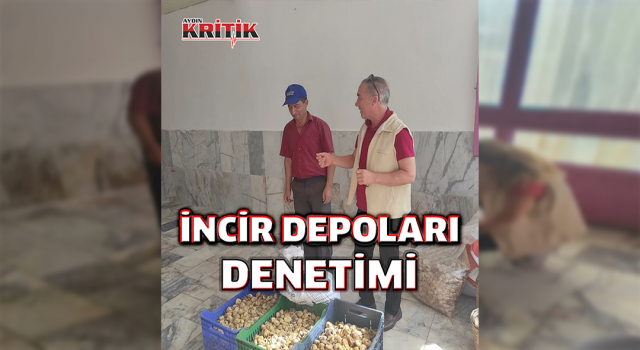 Efeler’de incir depoları denetimi başladı