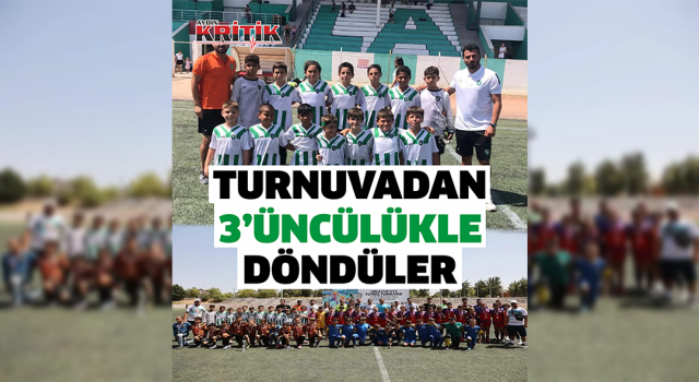 Efelerli minikler İzmir'deki turnuvadan 3'üncülükle döndü