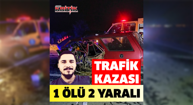 Nazilli'de trafik kazası: 1 ölü, 2 yaralı