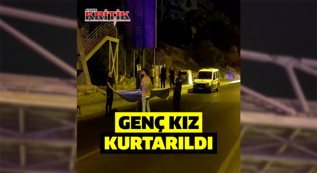 Polis battaniye açtı, genç kız kurtarıldı