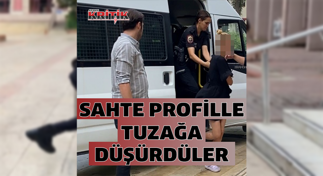 Sahte kadın profili ile tuzağa düşürdüler