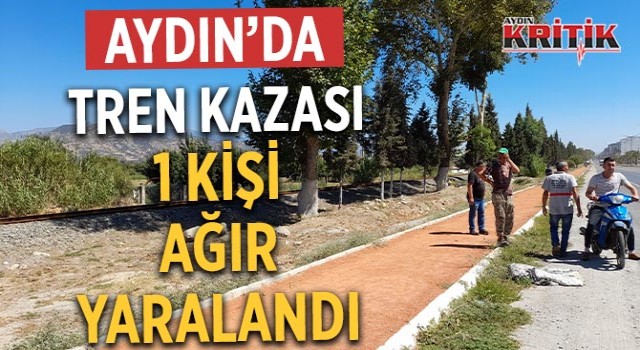 Aydın'da tren kazası 1 ağır yaralandı