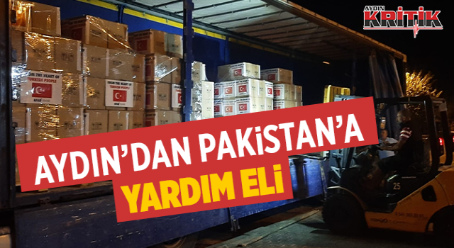 Aydın’dan Pakistan’a yardım eli