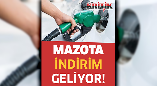 Mazota indirim geliyor!