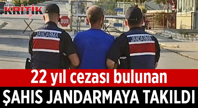 22 yıl cezası bulunan şahıs jandarmaya takıldı