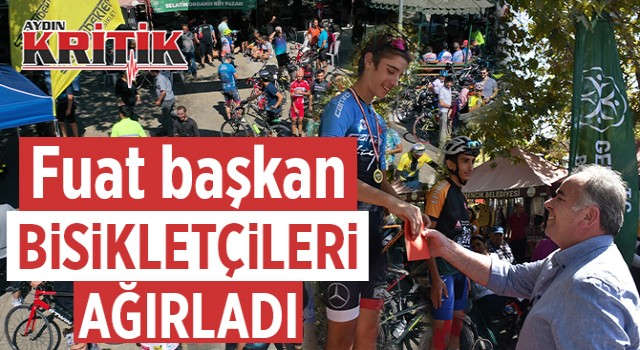 Fuat Başkan Bisikletçileri ağırladı