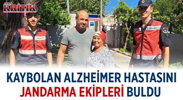 Kaybolan alzheimer hastasını jandarma ekipleri buldu