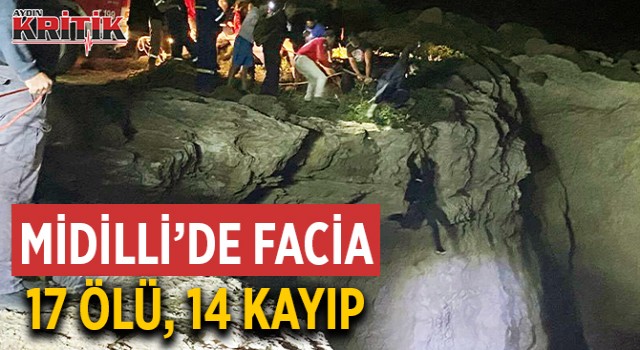 Midilli'de facia: 17 kişi öldü 14 kişi aranıyor