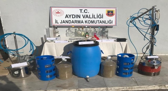 Ev değil içki imalathanesi çıktı