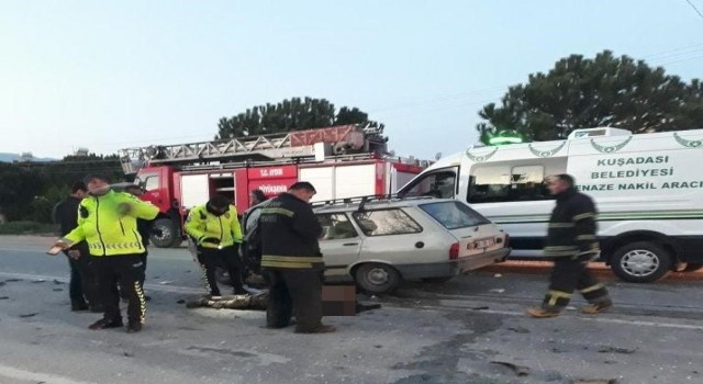 Kuşadası’nda trafik kazası: 1 ölü