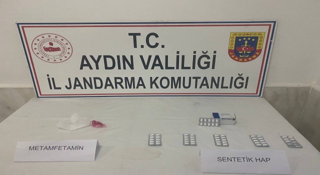 Aydın'da durdurulan araçta yüklü miktarda uyuşturucu çıktı