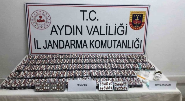 Sultanhisar’da 6 bin adet sentetik uyuşturucu hap ele geçirildi