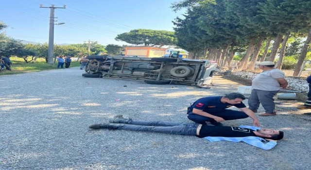 Aydın’da trafik kazası: 1 yaralı