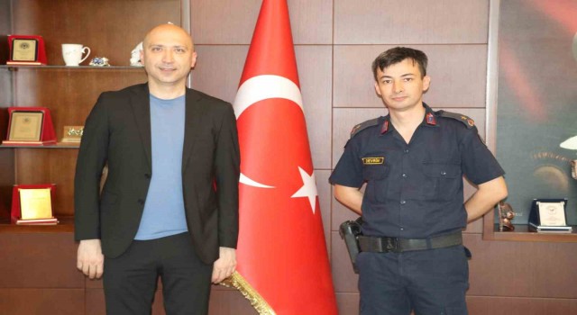 Başkan Arıkan, Jandarma Komutanı Devrim’i ağırladı