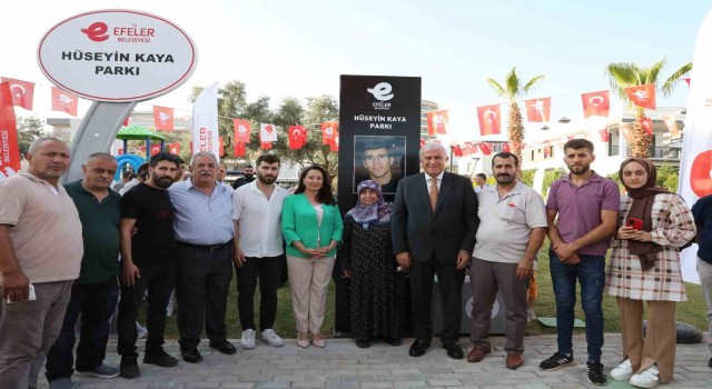 Hüseyin Kaya’nın ismi o parkta yaşatılacak