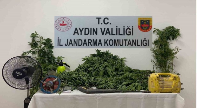 Söke’de uyuşturucu imalathanesine baskın: 1 gözaltı