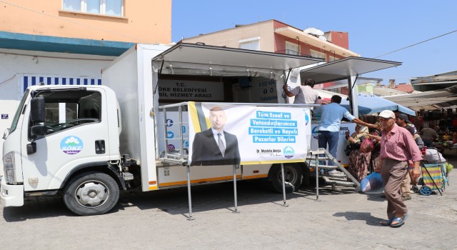 Mobil Hizmet Aracı Bağarası’nda