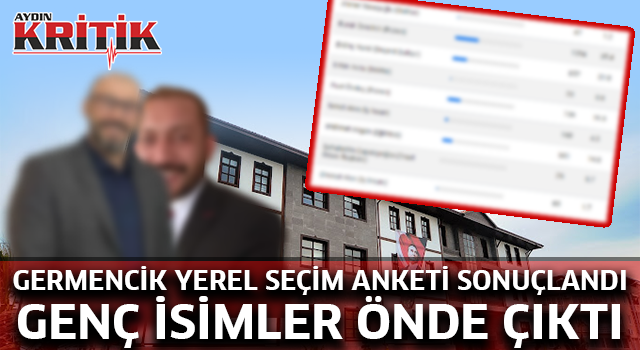 Germencik yerel seçim anketi sonuçlandı, Genç isimler önde çıktı