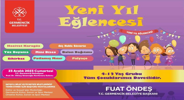 Başkan Öndeş'ten Germencikli çocuklara yeni yıl eğlencesi