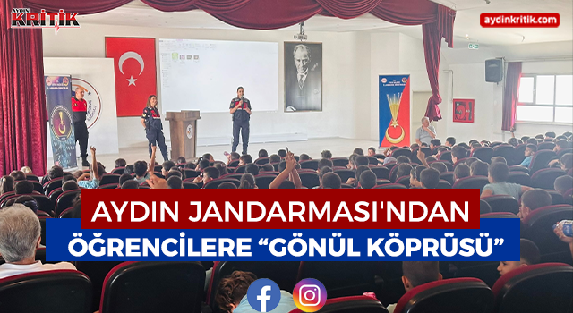 Aydın Jandarması'ndan Öğrencilere “Gönül Köprüsü”