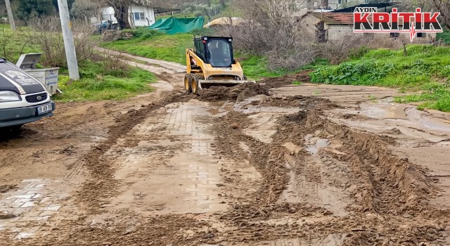 Efeler Belediyesi Yoğun Yağışlara Karşı Sahada: Kapanan Yollar Açıldı
