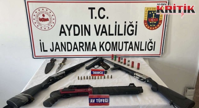 Aydın’da Ruhsatsız Silah Operasyonu