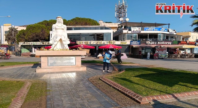 Didim’de yeşil alanlara kapsamlı bakım