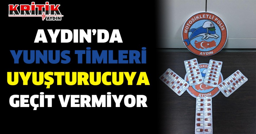 Aydın'da Yunus Timleri Uyuşturucuya Geçit Vermiyor