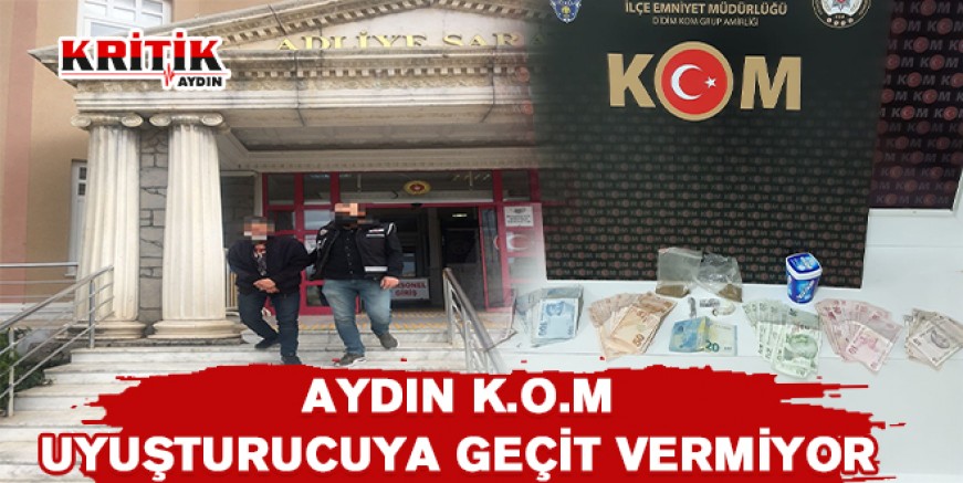 Aydın K.O.M uyuşturucuya geçit vermiyor