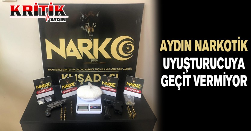 Aydın Narkotik uyuşturucuya geçit vermiyor