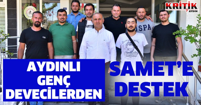 Aydınlı Genç Devecilerden Samet'e Destek