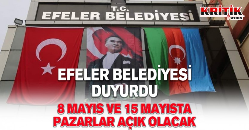 Efeler Belediyesi duyurdu