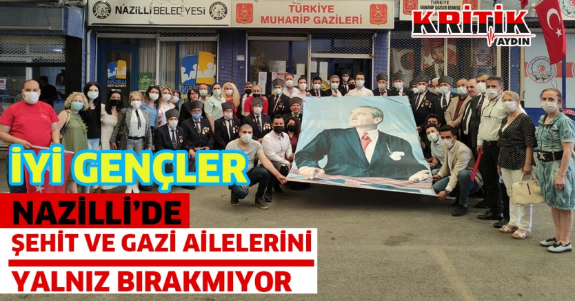 İYİ Gençler Nazilli'de Şehit ve Gazi Ailelerini Yalnız Bırakmıyor