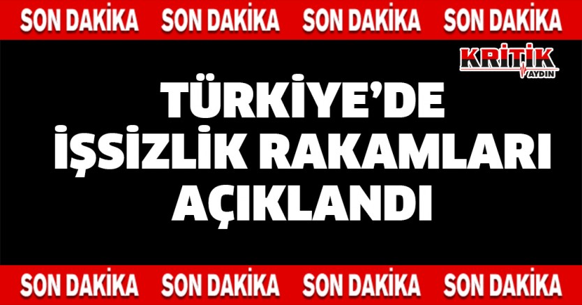 Türkiye'de İşsizlik Rakamları Açıklandı