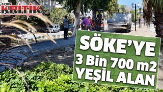 Söke'ye 3 Bin 700 m2 yeşil alan