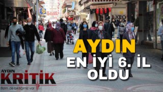 Aydın en iyi 6. il oldu