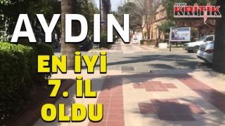 Aydın en iyi 7. il oldu