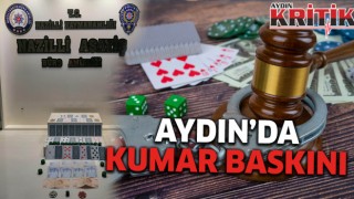 Aydın'da kumar baskını