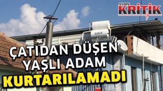 Çatıdan düşen yaşlı adam hayatını kaybetti