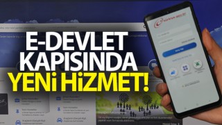 E-devlet kapısında yeni hizmet