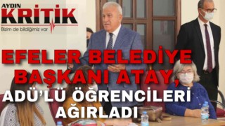 Efeler Belediye Başkanı Atay, ADÜ’lü öğrencileri ağırladı