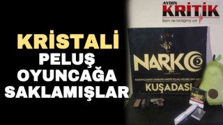 Kristali peluş oyuncağa saklamışlar