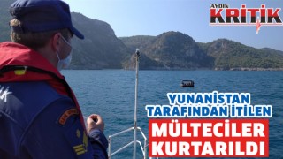 Yunanistan tarafından itilen mülteciler kurtarıldı