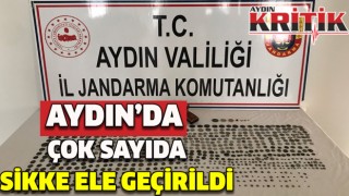 Aydın’da çok sayıda sikke ele geçirildi