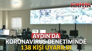 Aydın'da koronavirüs denetiminde138 kişi uyarıldı