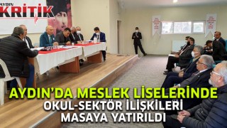 Aydın'da meslek liselerinde Okul-Sektör İlişkileri masaya yatırıldı