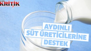 Aydın’da süt üreticilerine destek