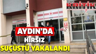 Aydın'da hırsız suçüstü yakaladı