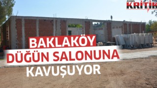 Baklaköy, düğün salonuna kavuşuyor