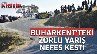 Buharkent’teki zorlu yarış nefes kesti